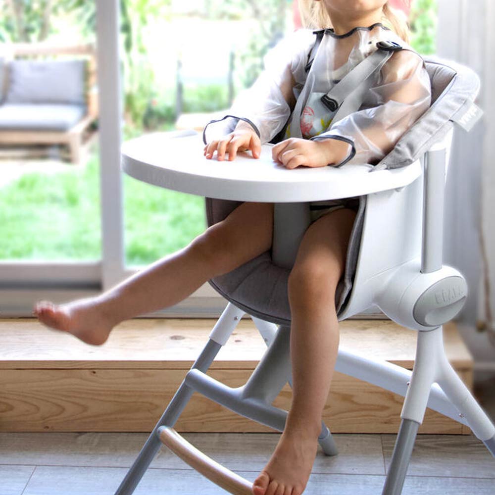 Beaba Up & Down Highchair (6m+) - White/Gray