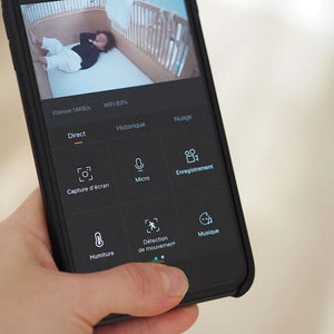 Beaba Zen Premium Video Smart Baby Monitor - White