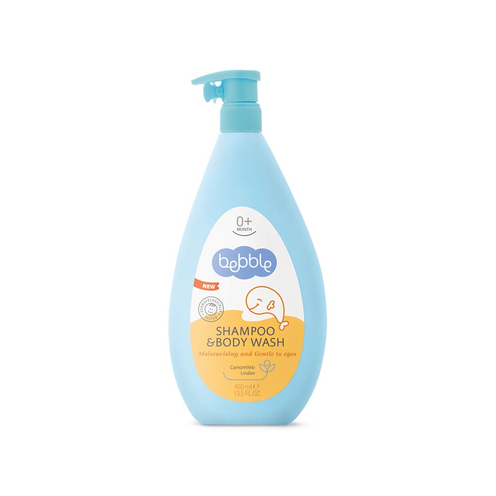 Bebble Shampoo & Body Wash with Camomile & Linden 400ml