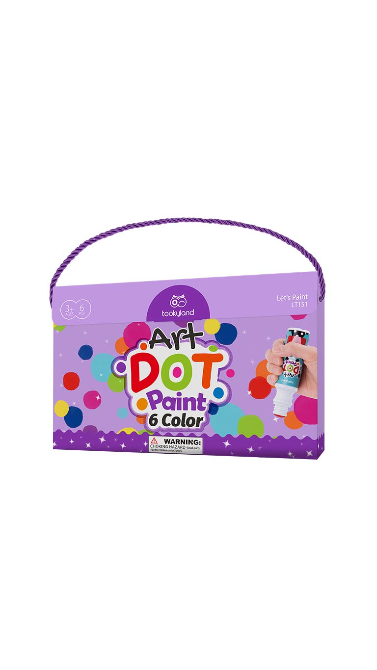 Belo Shops Art Dot Paint (3y+) - 6 Colors