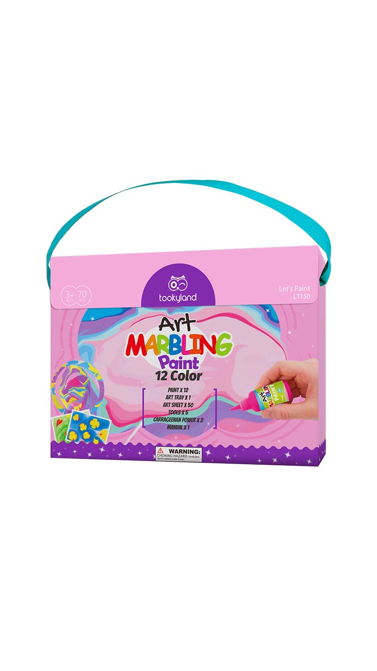 Belo Shops Art Marbling Paint Kit (3y+) - 71 Pcs