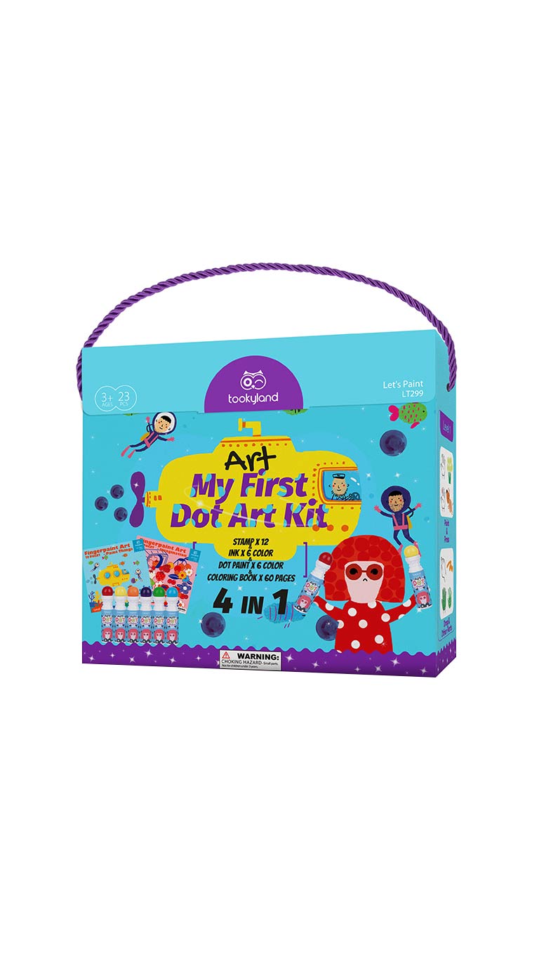 Belo Shops Art My First Dot Kit 4-in-1 (3y+) - 26 Pcs