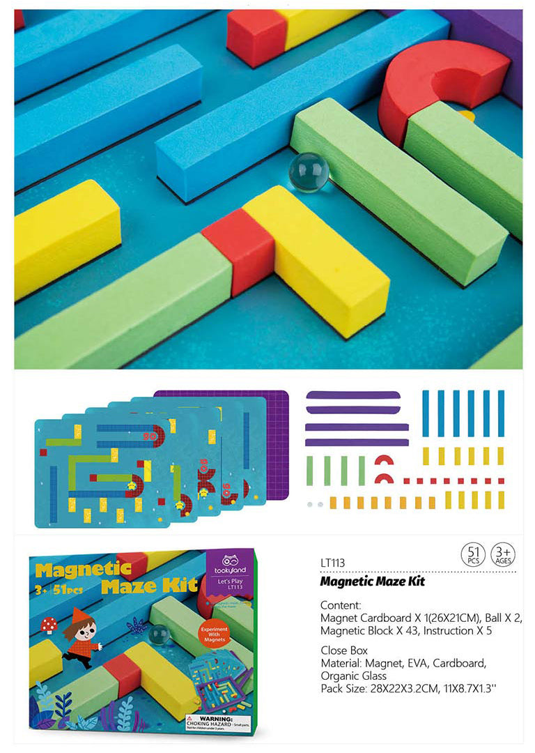 Belo Shops Magnetic Maze Kit (3y+) - 51 Pcs