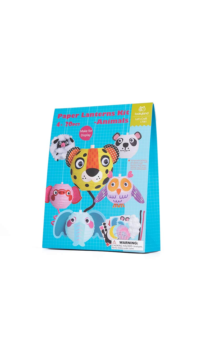 Belo Shops Paper Lantern Kit (4y+) Animals - 20 Pcs