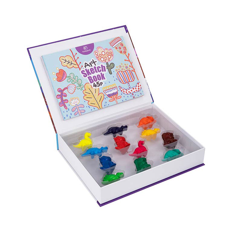 Belo Shops Plastic Crayon Paint Kit (3y+) Dinosaur
