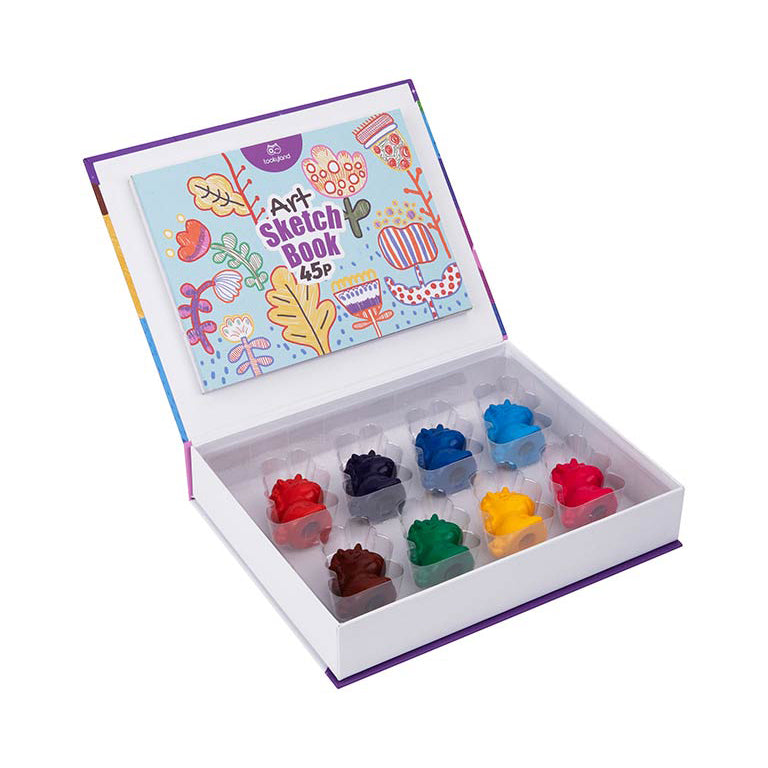Belo Shops Plastic Crayon Paint Kit (3y+) Unicorn - 9 Pcs