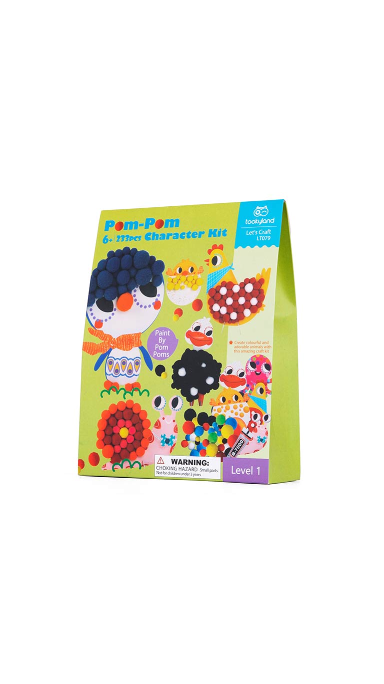 Belo Shops Pom-Pom Character Kit (6y+) - 233 Pcs