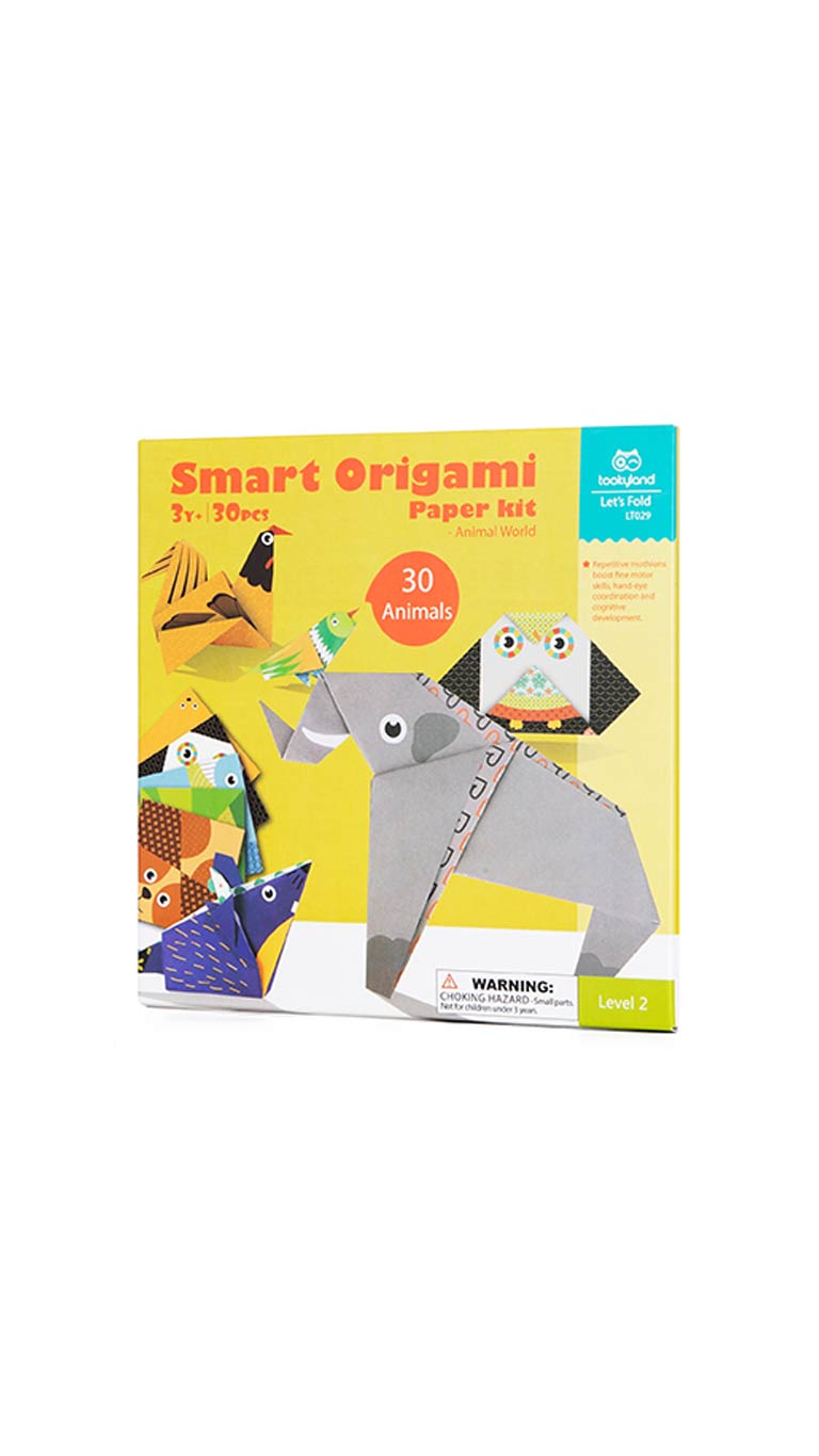 Tookyland Smart Origami Paper Kit - Animal World