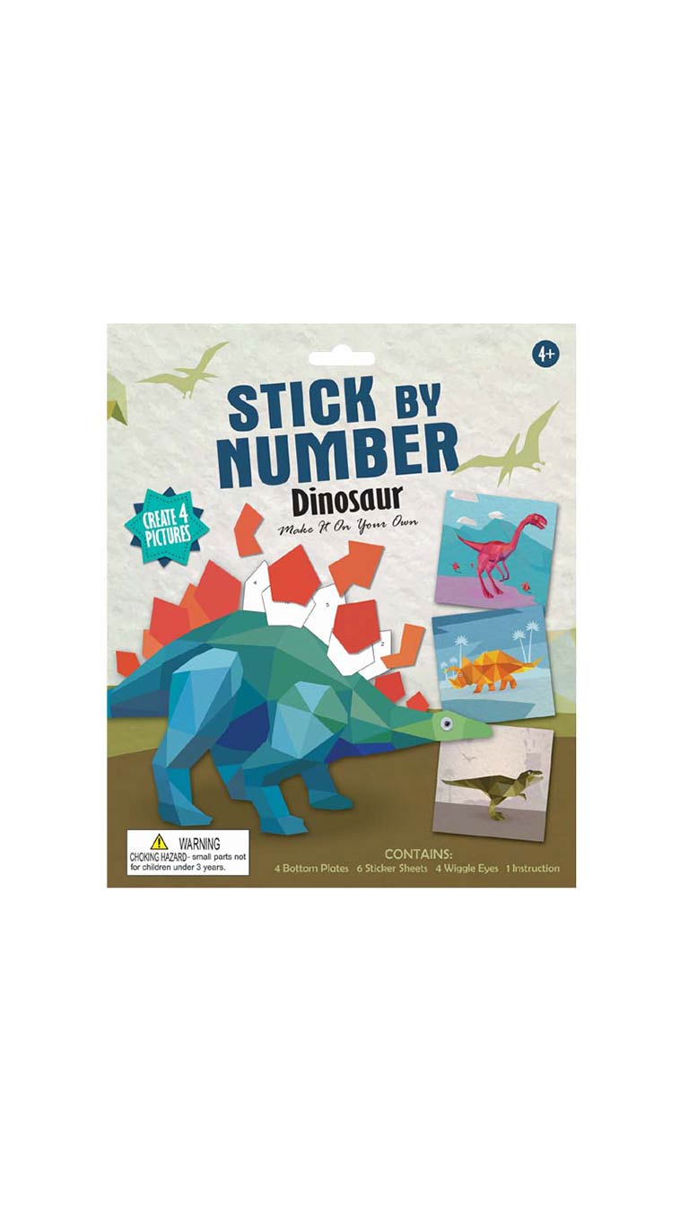 Belo Shops Stick By Number (4y+) - Dinosaur