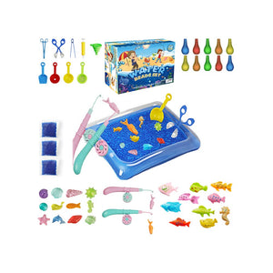 Water Beads Set: Transforms any space into an exciting underwater adventure, catch colorful fish, discover sparkling  shells, and so much more.