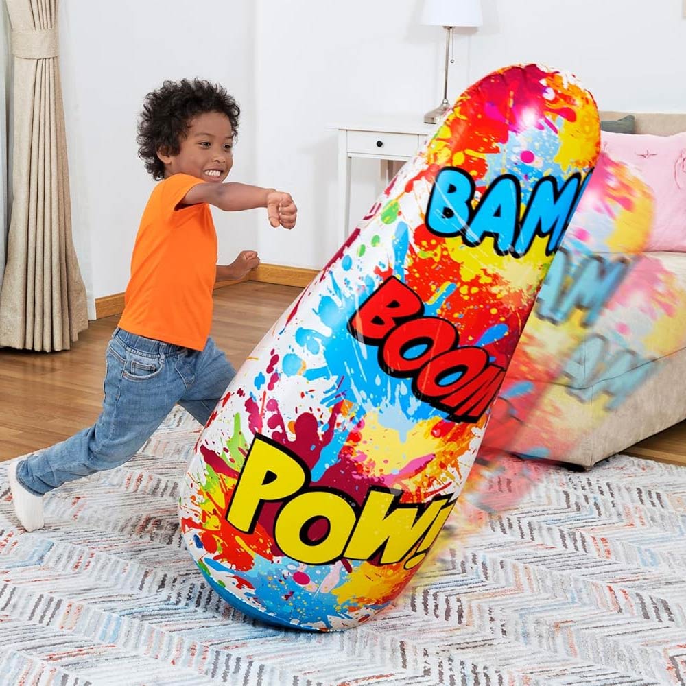 Bestway Inflatable Bop Bag (3Yrs+) - Comic Blast