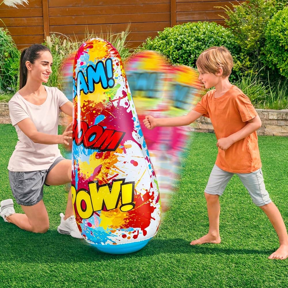Bestway Inflatable Bop Bag (3Yrs+) - Comic Blast