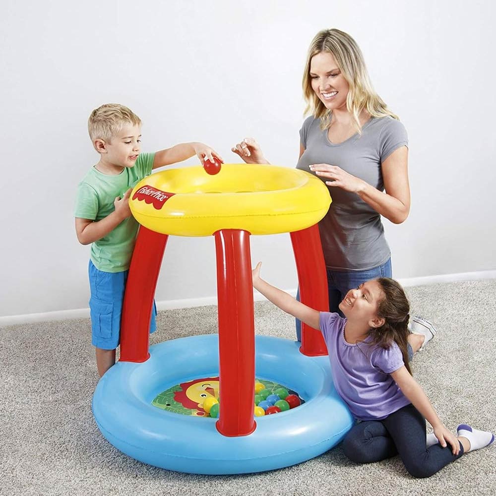 Bestway Fisher-Price Inflatable Island with Play Balls