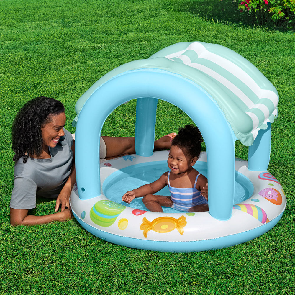 Bestway Sweet Shoppe Shaded Kiddie Pool