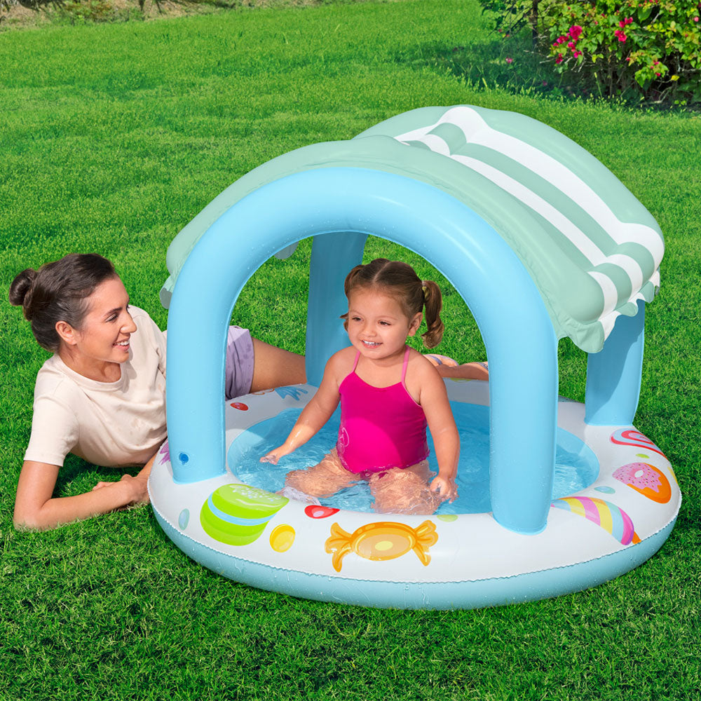 Bestway Sweet Shoppe Shaded Kiddie Pool