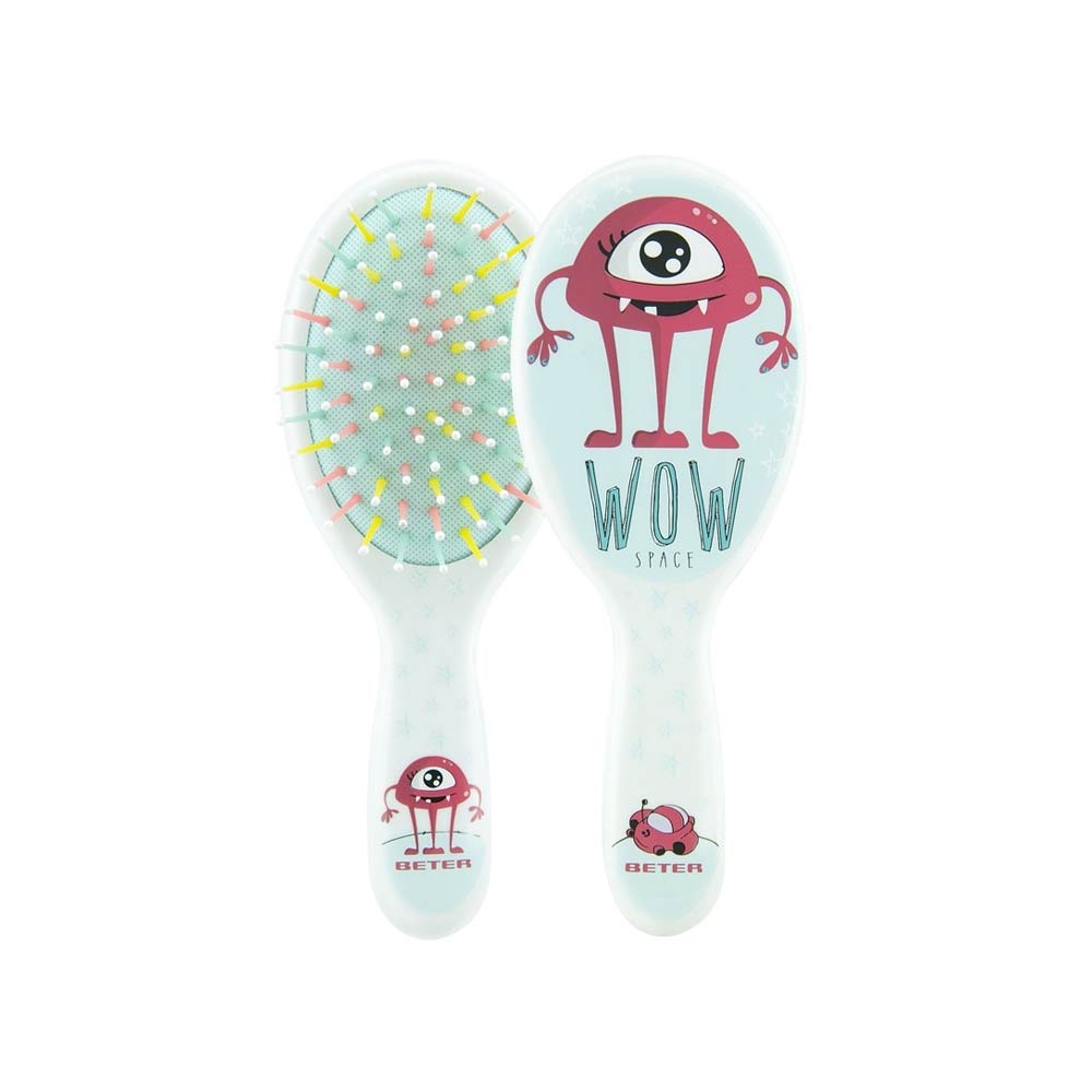 Beter Cushion Brush for Kids Pink-Yellow