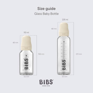 Bibs Baby Glass Bottle Slow Flow 110ml
