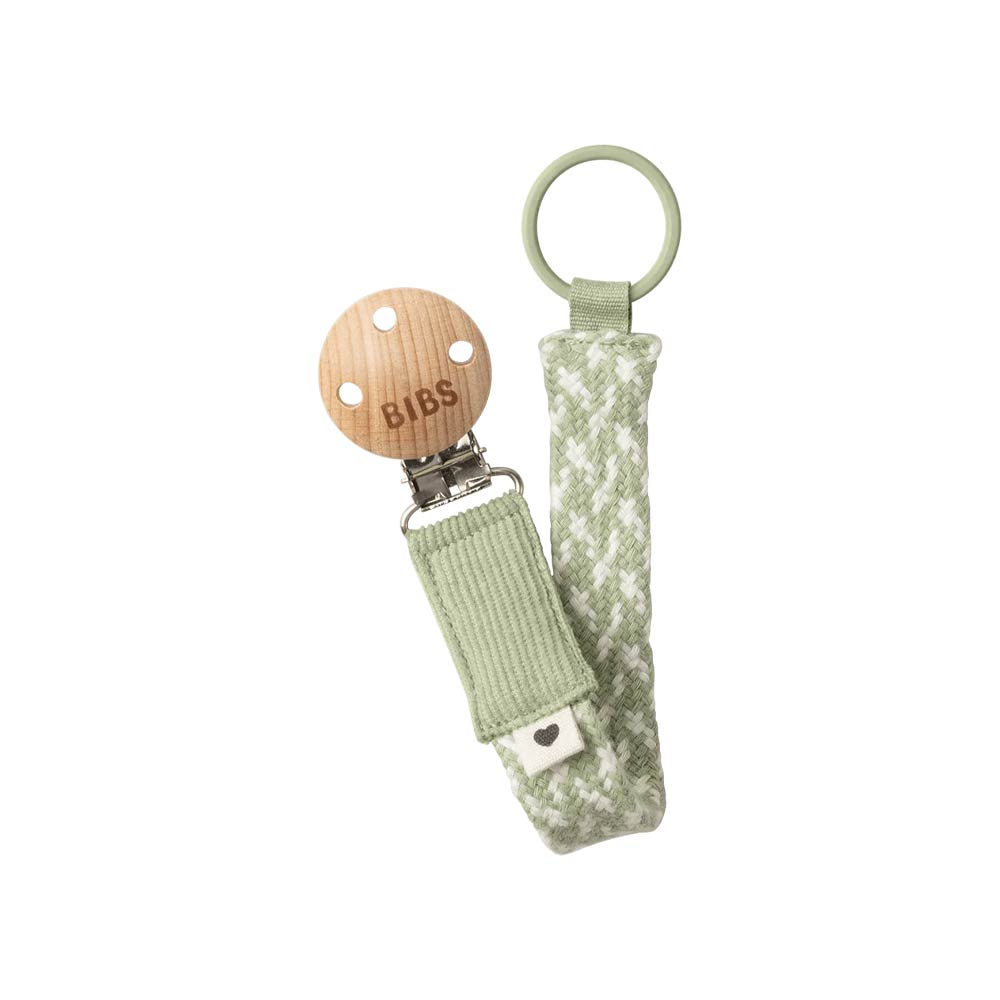 Bibs Pacifier Clip - Sage