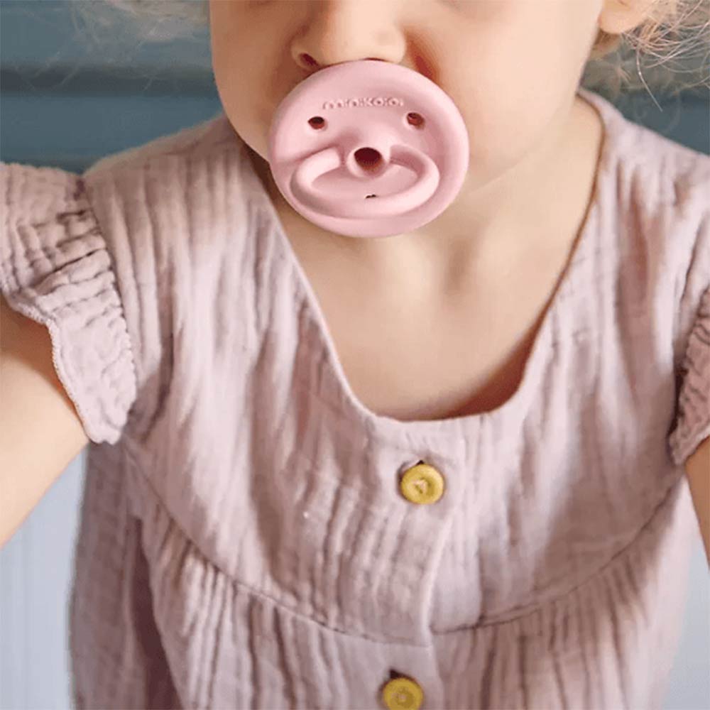 Minikoioi Binkee Pacifier - Pinky Pink