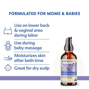 Motherlove Birth and Baby Oil