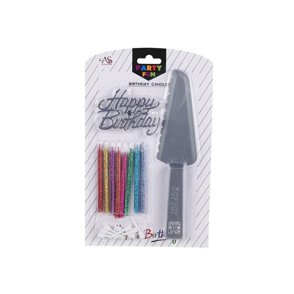 Birthday Candle with Cake Cutter