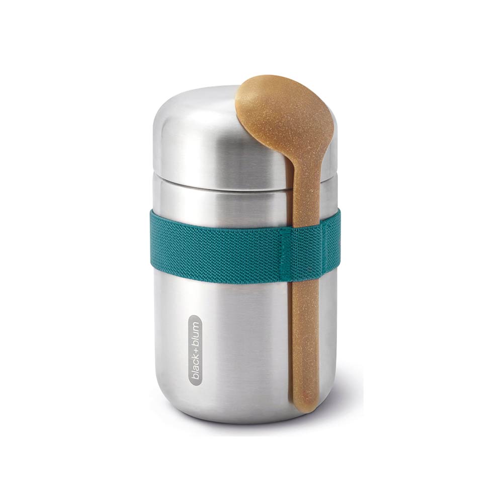 Black+Blum Stainless Steel Insulated Food Flask - Ocean