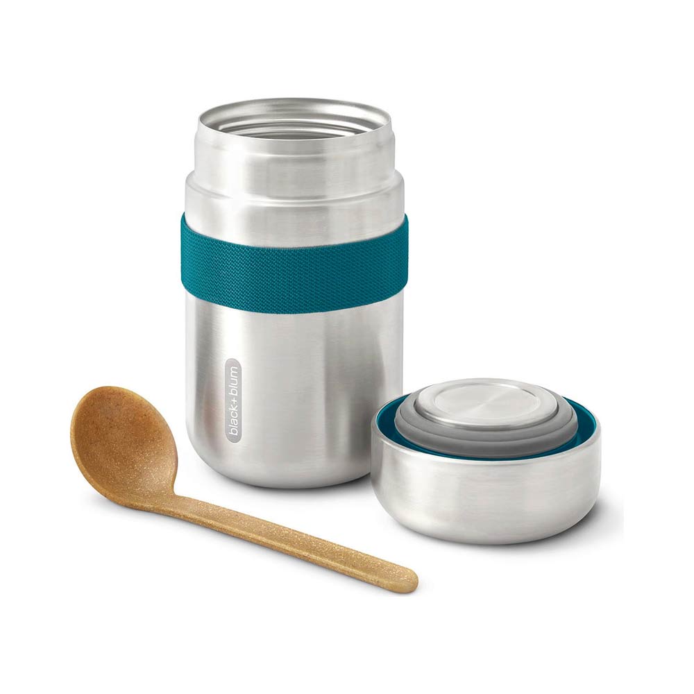 Black+Blum Stainless Steel Insulated Food Flask - Ocean