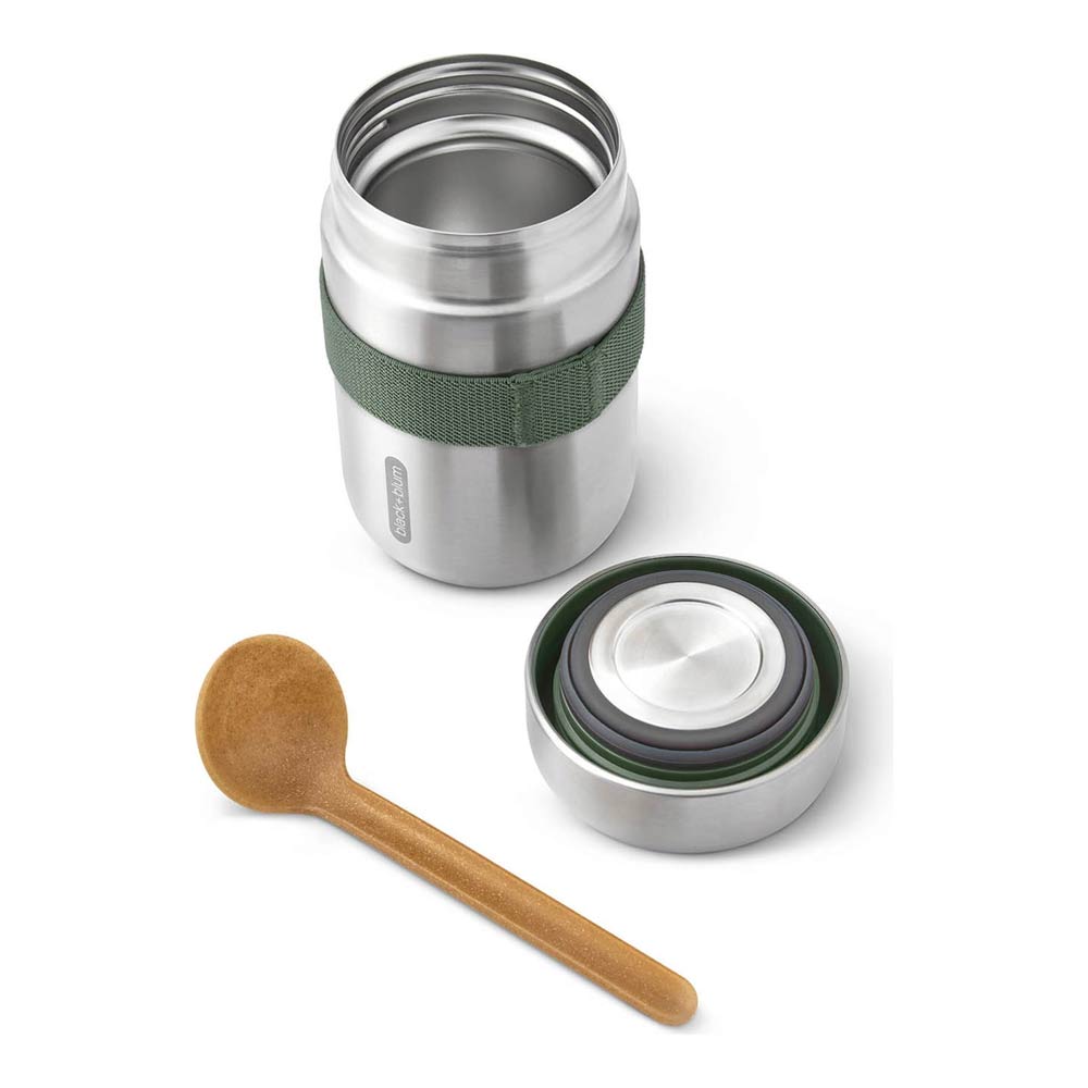 Black+Blum Stainless Steel Insulated Food Flask - Olive