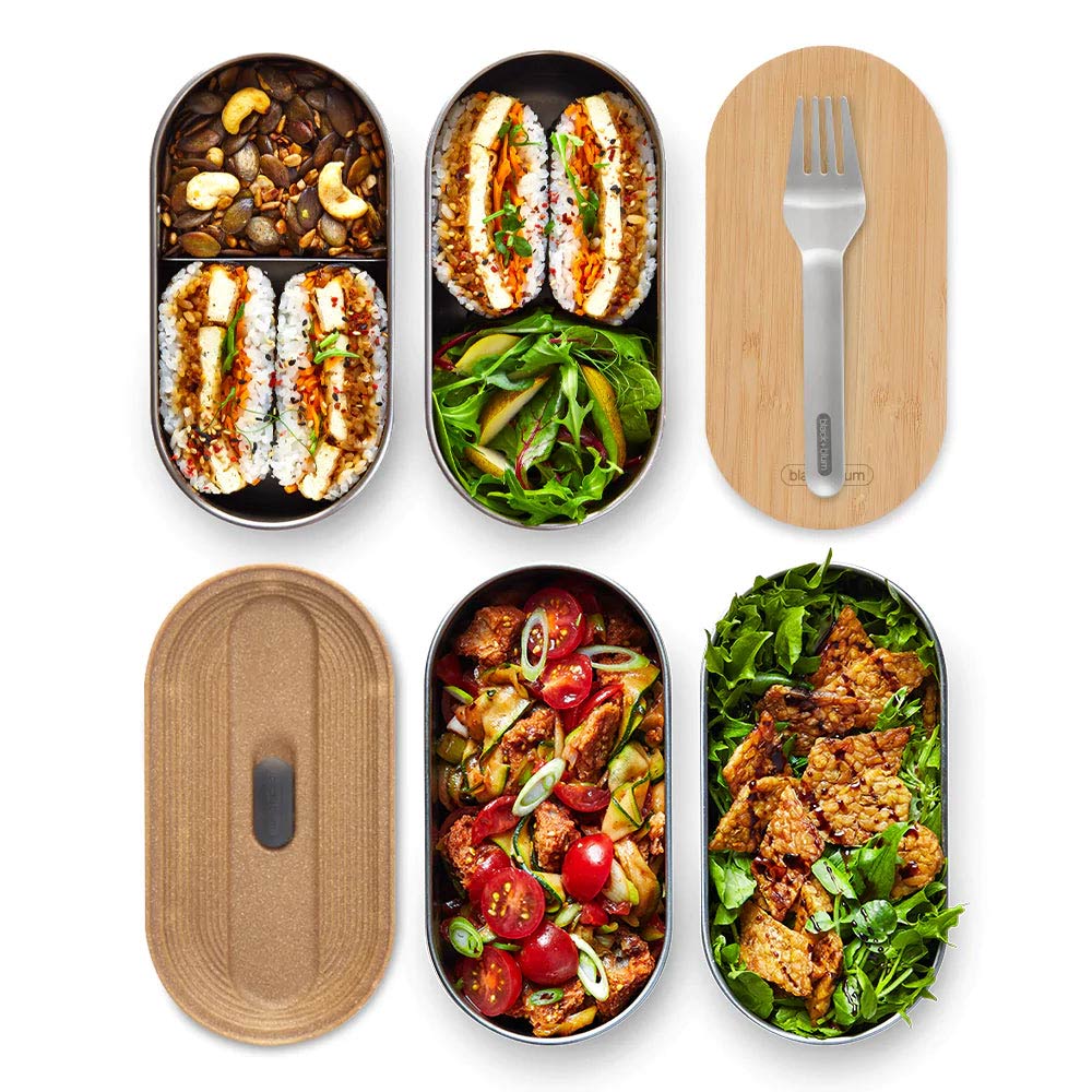 Black+Blum Stainless Steel Bento Box - Almond Gray