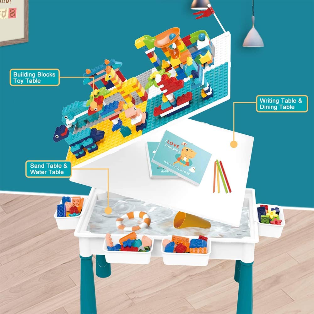 Blocks DIY Blocks + Table with Chair (3Yrs+) - 262 Blocks