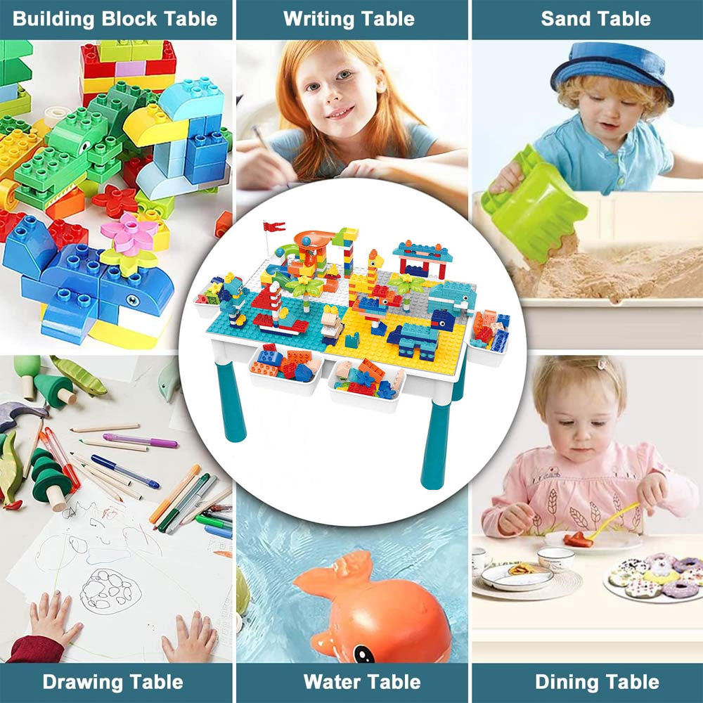 Blocks DIY Multifunctional Table (3Yrs+) - 262 Blocks