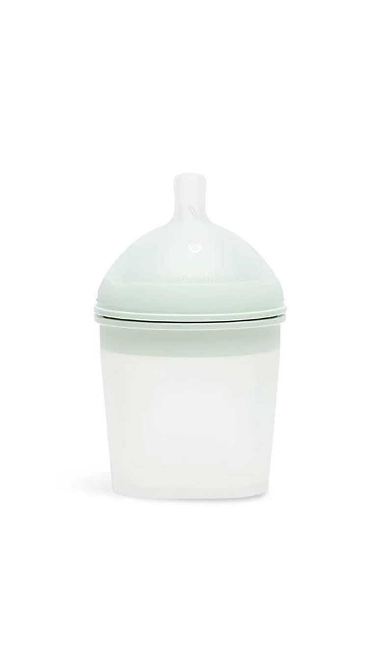 Borrn Silicone Non Toxic Feeding Bottles Green - Pack of 4