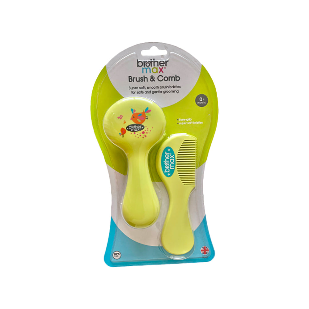 Brother-max---Super-Soft-Brush-&-Comb-2pcs-Set---Green