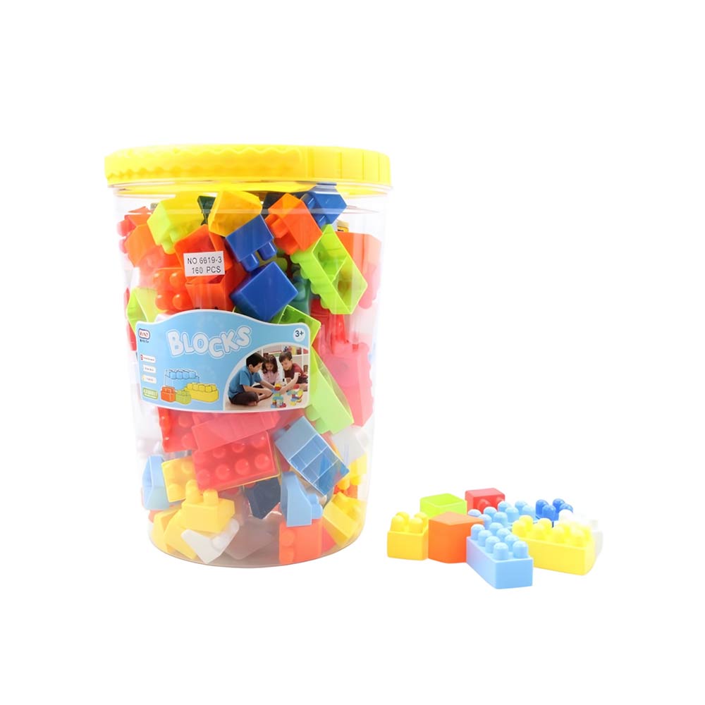 Building Blocks Bucket - 134 Pcs