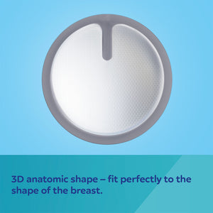 Canpol Babies 3D Shaped Breathable Breathable Breast Pads (Black) - 60 Pads