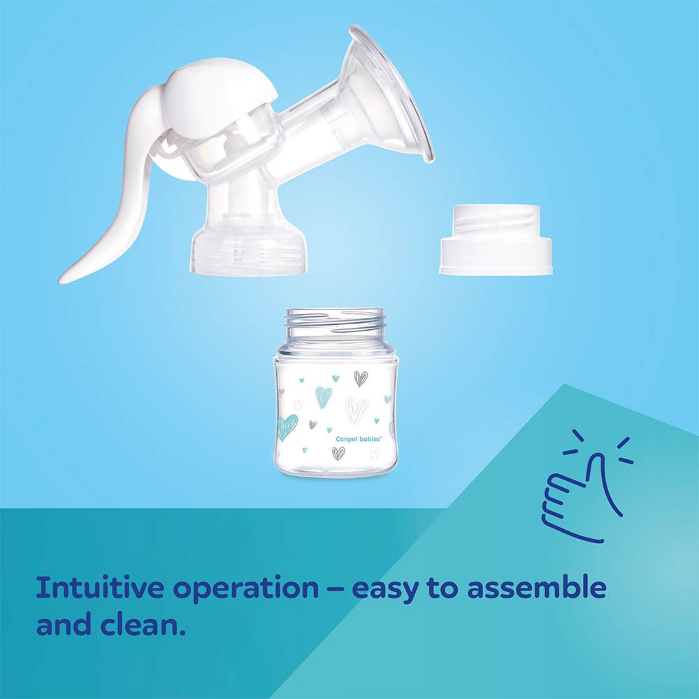 Canpol Babies Manual Breast Pump Light & Handy 120ml
