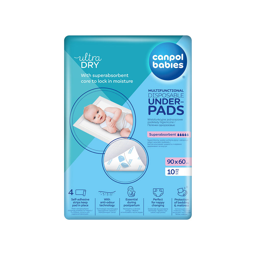 Canpol Babies Multifunctional Disposable Postpartum Under-Pads (Large) - 10 Pcs