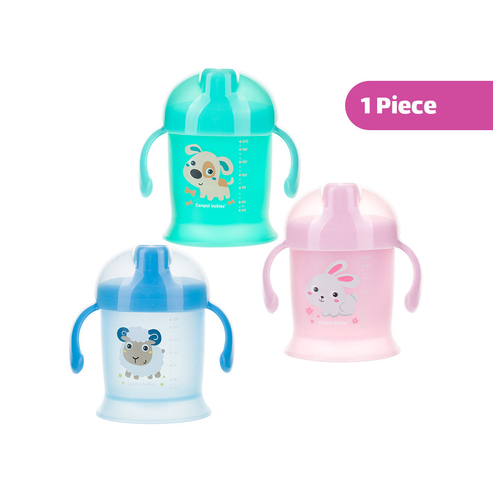 Canpol Babies Non-Spill Cup (9m+) 200ml - Mix Color 1 Piece