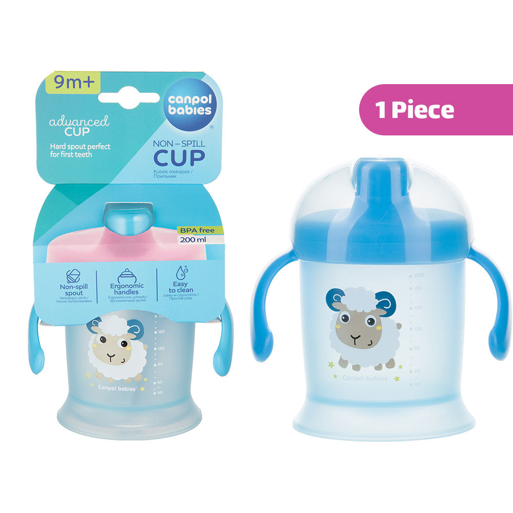 Canpol Babies Non-Spill Cup (9m+) 200ml - Mix Color 1 Piece