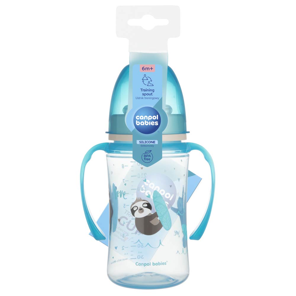 Canpol Babies Silicone Training Spout (6m+) 240ml - Blue