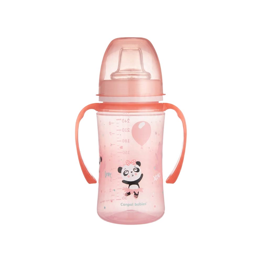 Canpol Babies Silicone Training Spout (6m+) 240ml - Pink