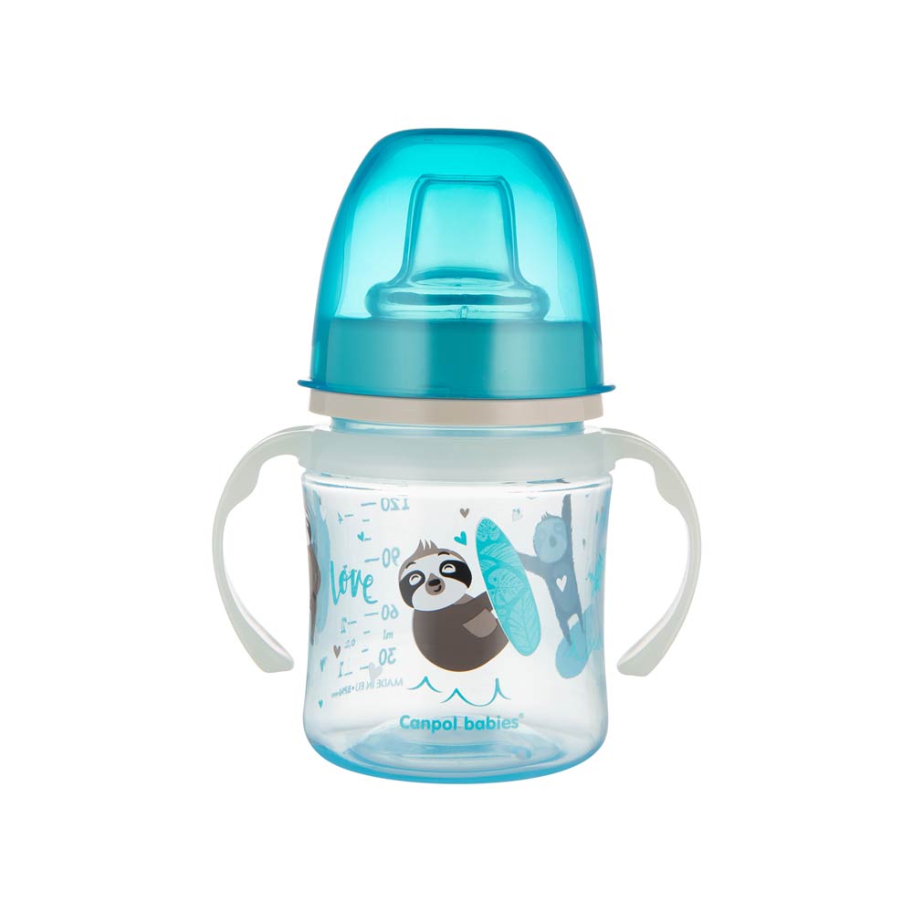 Canpol Babies Silicone Training Spout with Glow Handles (6m+) 120ml - Blue