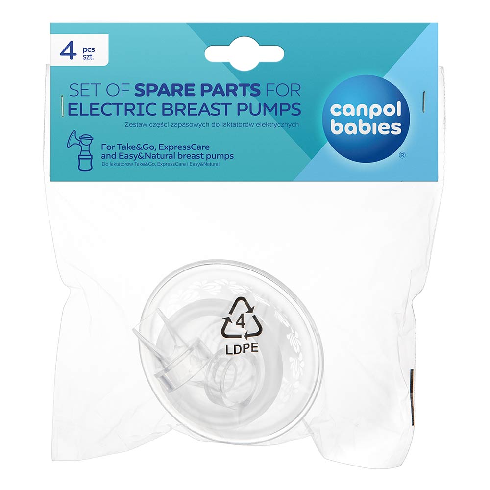 Canpol babies Spare Parts for Electric Breast Pumps - 4 Pcs