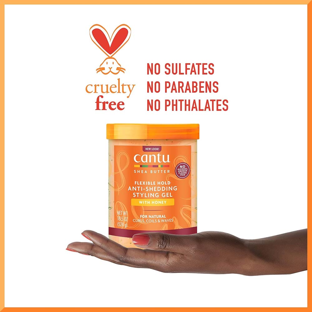 Cantu Anti-Shedding Styling Gel with Honey 524g