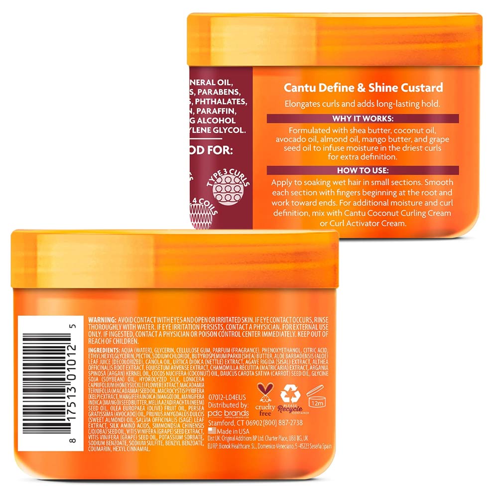 Cantu Define & Shine Custard - 340g