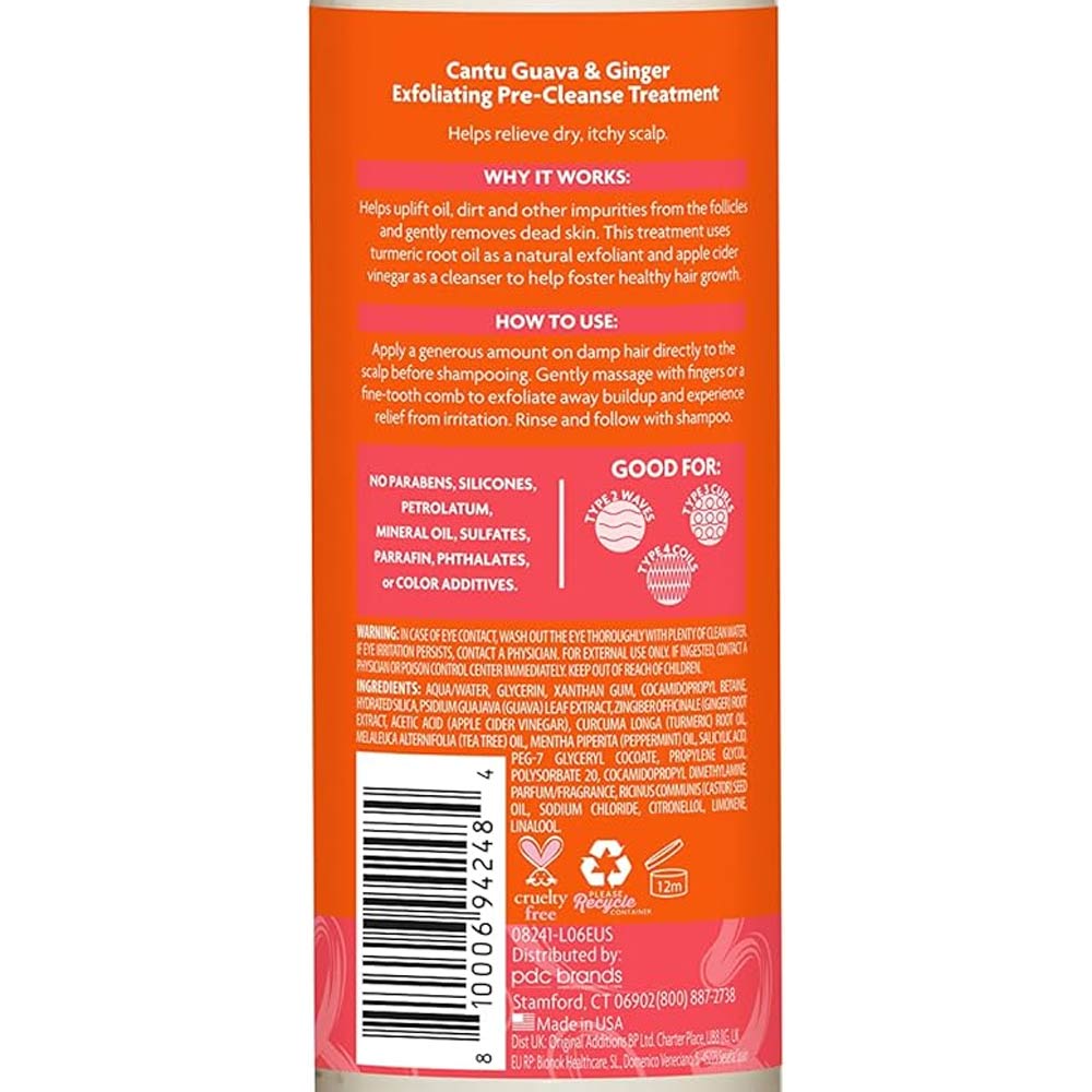 Cantu Guava Scalp Exfoliating Pre-Cleanse Treatment 180ml