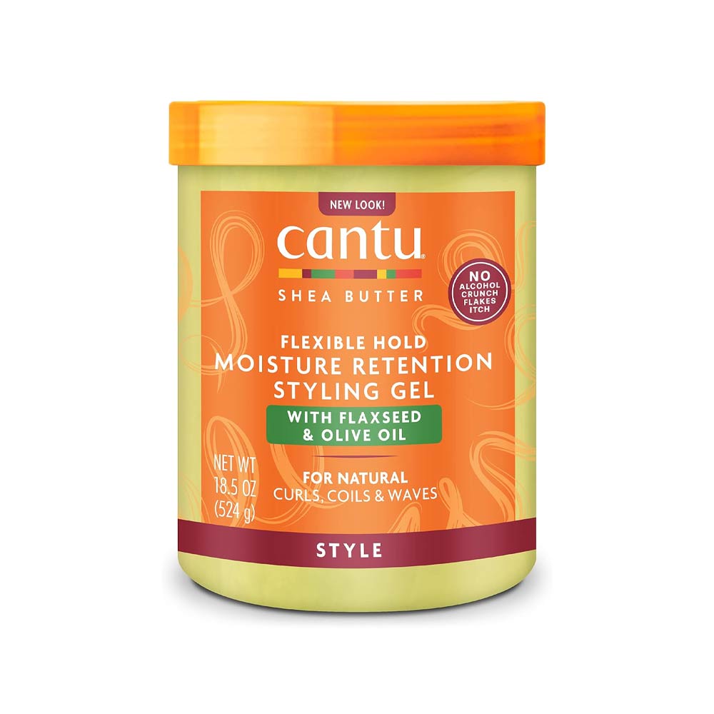 Cantu Moisture Retention Styling Gel with Flaxseed and Olive Oil 524g