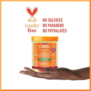 Cantu Moisture Retention Styling Gel with Flaxseed and Olive Oil 524g