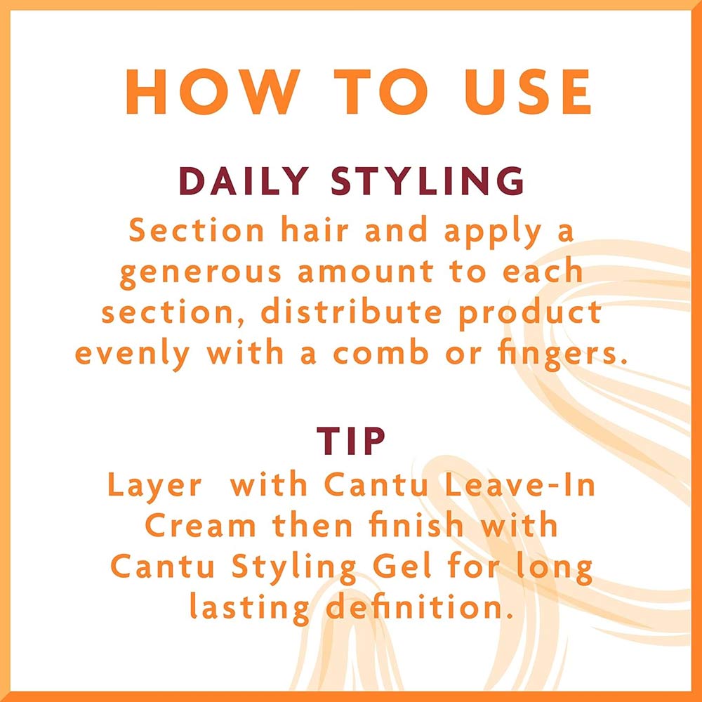 Cantu Moisture Retention Styling Gel with Flaxseed and Olive Oil 524g