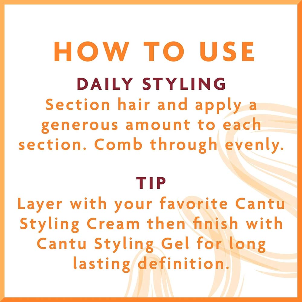 Cantu Strengthening Styling Gel with Jamaican Black Castor Oil - 524g